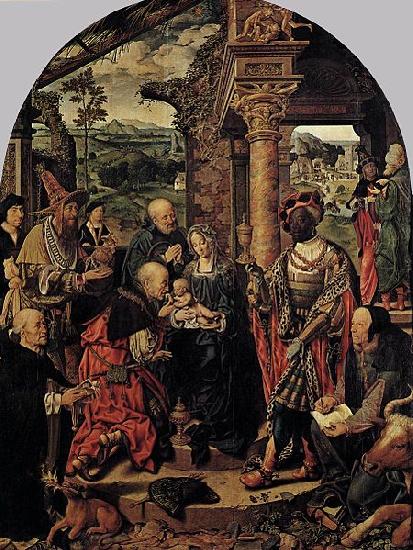 Joos van cleve The Adoration of the Magi China oil painting art